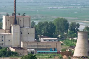 Khu tổ hợp hạt nhân Yongbyon của Triều Tiên. Ảnh: KYODO / REUTERS