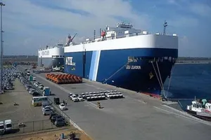 Cảng Hambantota, Sri Lanka. Ảnh: REUTERS