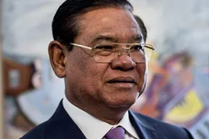 Ông Sar Kheng - Bộ trưởng Nội vụ Campuchia. Ảnh: AFP