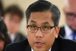 Đại sứ Myanmar tại Liên hợp quốc Kyaw Moe Tun. Ảnh: ABC