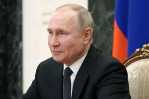 Tổng thống Nga Vladimir Putin gửi lời chúc đến phái nữ nhân ngày Quốc tế Phụ nữ 8-3.