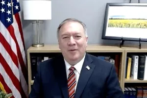 Cựu Ngoại trưởng Mỹ Mike Pompeo. Ảnh: TAIWANNEWS
