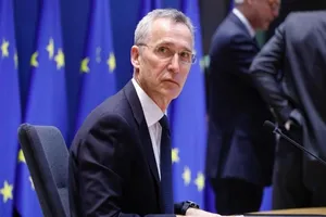 Tổng thư ký NATO Jens Stoltenberg . Ảnh: TÂN HOA XÃ