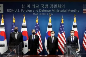 Mỹ cân nhắc nhiều biện pháp trong vấn đề Triều Tiên. Ảnh: REUTERS