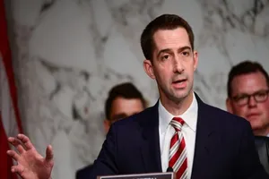 Thượng Nghị sĩ Cộng hòa bang Arkansas Tom Cotton. Ảnh: REUTERS