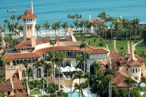 Khu nghỉ dưỡng Mar-a-Lago của cựu Tổng thống Mỹ Donald Trump ở Palm Beach, bang Florida, Mỹ. Ảnh: REUTERS