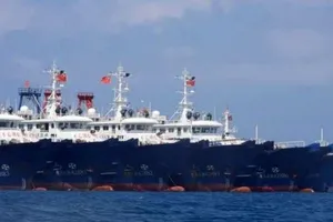 Mỹ lên tiếng vụ 220 tàu dân quân Trung Quốc. Ảnh: AFP