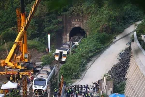 Hiện trường vụ tai nạn. Ảnh: REUTERS