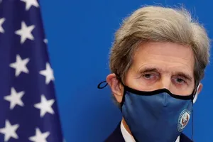 Đặc phái viên của Tổng thống Mỹ về biến đổi khí hậu John Kerry. Ảnh: REUTERS