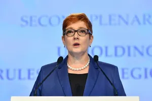 Ngoại trưởng Úc Marise Payne. Ảnh: THE STRAITS TIMES