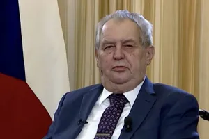 Tổng thống Cộng hòa Czech Milos Zeman. Ảnh: CGTN