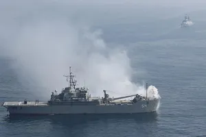 Một tàu chiến của Iran.