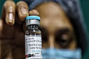 Vaccine COVAXIN do công ty Bharat Biotech sản xuất. Ảnh: INDIA EXPRESS