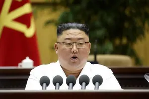 Nhà lãnh đạo Triều Tiên Kim Jong-un phát biểu tại một sự kiện vào tháng 3 ở Bình Nhưỡng.