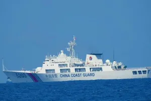 Philippines chỉ trích hành động của hải cảnh TQ tại Biển Đông. Ảnh: LỰC LƯỢNG TUẦN DUYÊN PHILIPPINES