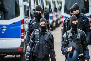 Cảnh sát Đức. Ảnh: EPA