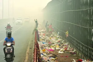 Ấn Độ chịu nguy cơ cao nhất từ vấn nạn ô nhiễm môi trường. Ảnh; PTI (Ấn Độ)