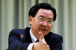 Ông Ngô Chiêu Tiếp - người đứng đầu cơ quan ngoại giao Đài Loan. Ảnh: REUTERS