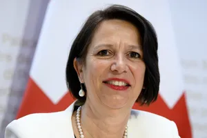 Bà Chrisrine Schraner Burgener. Ảnh: KEYSTONE / ANTHONY ANEX