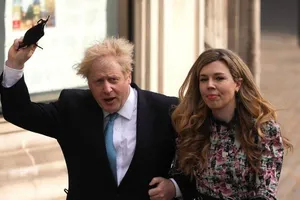 Thủ tướng Anh Boris Johnson và bà Carrie Symonds được cho là đã kết hôn vào ngày 29-5.
