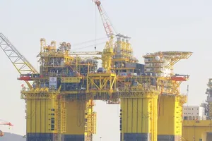 Giàn khoan "Biển Sâu số 1". Ảnh: CFP