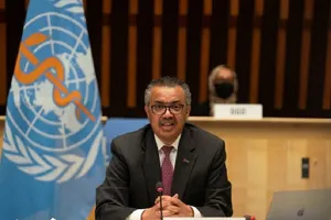 Tổng Giám đốc Tổ chức Y tế thế giới , ông Tedros Adhanom Ghebreyesus. Ảnh: REUTERS
