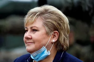 Thủ tướng Na Uy Erna Solberg. Ảnh: REUTERS