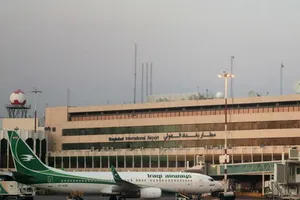 Căn cứ quân sự của lực lượng liên minh do Mỹ đứng đầu gần sân bay Baghdad đã bị tên lửa tấn công hôm 9-6.