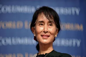 Cố vấn Nhà nước Myanmar Aung San Suu Kyi. Ảnh: AFP