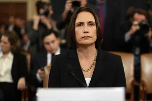 Bà Fiona Hill, người từng giữ chức Cố vấn an ninh quốc gia làm việc dưới thời cựu Tổng thống Donald Trump.