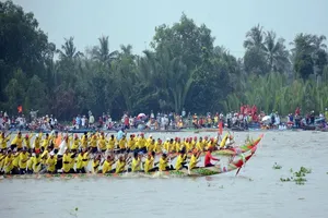 Sôi nổi giải đua ghe ngo tỉnh Kiên Giang 2019