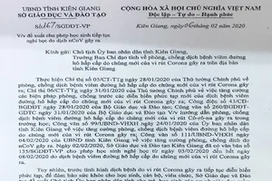 Kiên Giang xin ý kiến cho học sinh tiếp tục nghỉ học đến 15-2
