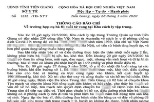 Cụ bà tử vong tại khu cách ly không liên quan COVID-19