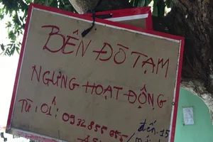 Dân yêu cầu bến đò liên tỉnh hoạt động trở lại