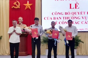 Hậu Giang điều động hàng loạt nhân sự chủ chốt