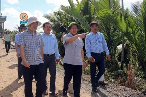 Cuối năm 2020 sẽ hoàn thành đê bao Long Mỹ - Vị Thanh 