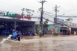Phú Quốc: Nhiều tuyến đường bị ngập nước sau mưa