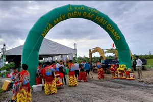 Hậu Giang khởi công nhà máy điện rác ngàn tỉ