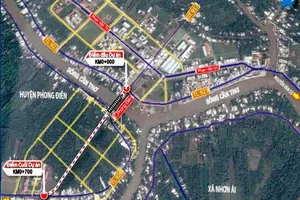 Cần Thơ: Đề xuất chi 208 tỉ xây cầu Tây Đô