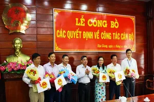 Hậu Giang bổ nhiệm lại nhiều cán bộ lãnh đạo