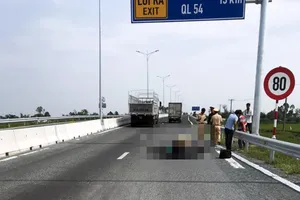 Hiện trường vụ tai nạn. Ảnh: BT