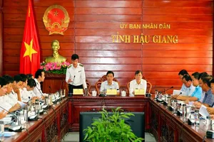 Quang cảnh buổi công bố Quyết định kiểm toán. Ảnh: DK