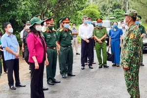 Phó Chủ tịch nước làm việc với Kiên Giang về phòng, chống dịch tuyến biên giới