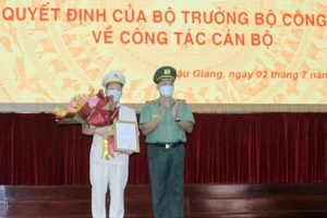 Phó Cục Trưởng Bộ Công an làm Phó Giám đốc Công an Hậu Giang