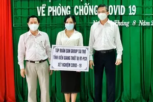Kiên Giang tiếp nhận thêm 18 tỉ tài trợ phòng, chống dịch COVID-19