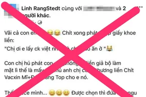 Phú Quốc: Làm rõ vụ đăng Facebook sai sự thật về việc được chọn tiêm Pfizer