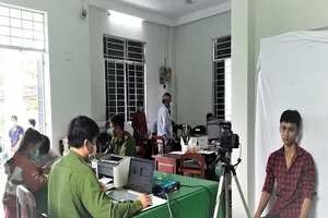 Công an Hậu Giang triển khai cấp căn cước công dân trở lại