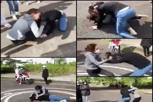 Lại xuất hiện video đánh nhau được cho là học sinh Phú Quốc