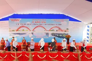 Khởi công cầu Tây Đô 208 tỉ bắc qua sông Cần Thơ