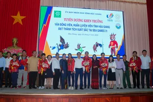 Hậu Giang thưởng nóng cho các VĐV đạt huy chương tại SEA Games 31